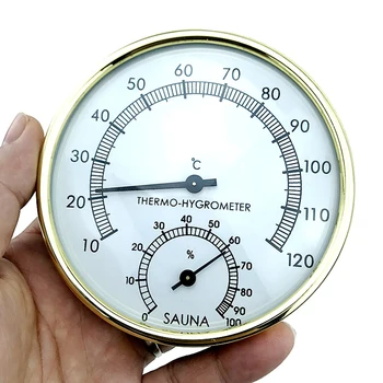 

2 in 1 Sauna Hygrothermograph Thermometer Hygrometer Sauna Room Accessory for Houses Offices Workshops Schools Markets N22