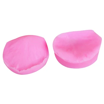 

2pcs/set Rose Flower Petals Silicone Mold Flower Fondant Cake Decorating Moulds Confectionery Baking Tools