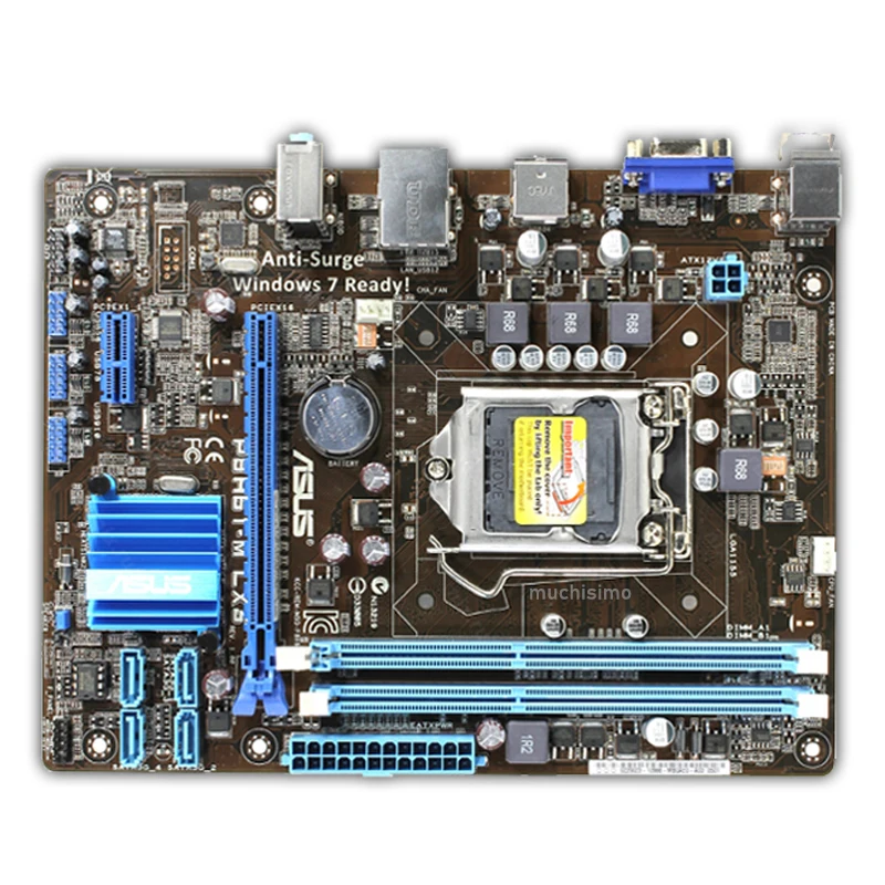 LGA 1155 Asus P8H61-M LX3 Motherboard i7 i5 i3 Intel CPU 16GB DDR3 1333MHz PCI-E 2.0 USB2.0 VGA Intel H61 Placa-mãe 1155 H61 good pc motherboard