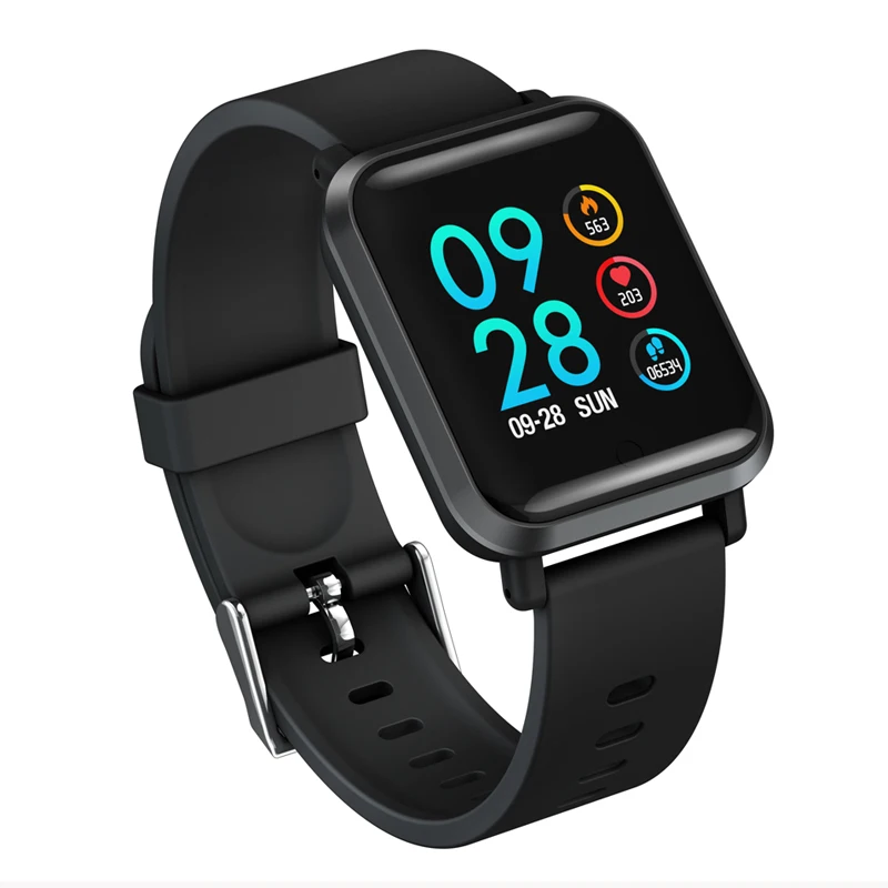 SENBONO SN70 Bluetooth Смарт-часы IP68 Водонепроницаемый трекер физической активности кислорода в крови монитор сердечного ритма для мужчин и женщин Смарт-часы - Цвет: black rubber