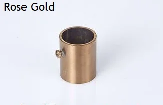 Rose Gold Conceal 2 шт. Titianium золото розовое золото 304 нержавеющая сталь держатель для петель кронштейн гардеробная планка стены 25 мм труба высокого шара скрывает - Цвет: Rose Gold Conceal