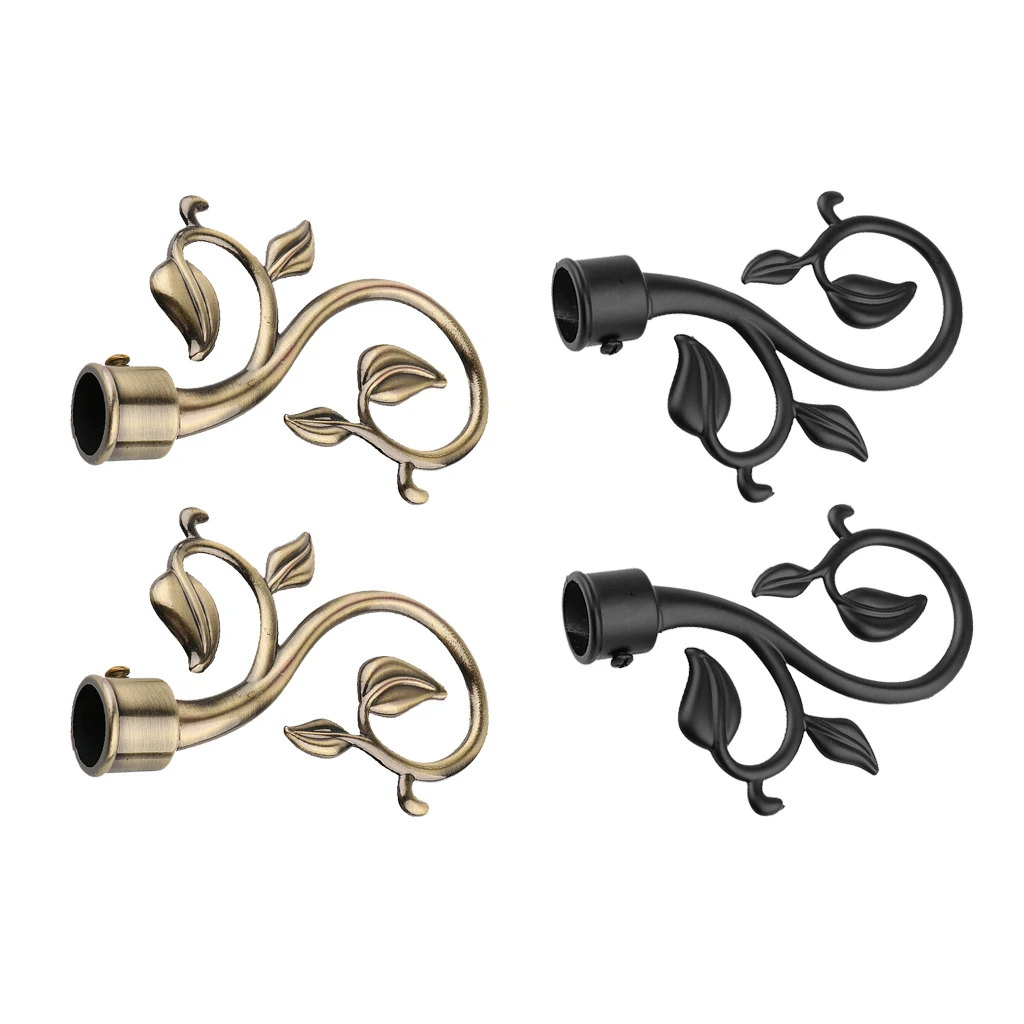 1 Pair Decorative Curtain Drapery Rod/Pole Finials Ends for 22mm Curtain Poles