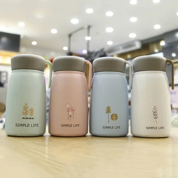 

350ml Portable Stainless Steel Practical Double Wall Thermoses Flasks Mini Outdoor Vacuum Insulated Water Bottle Daily Supplies