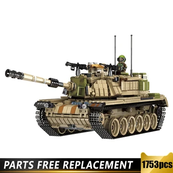 

WW2 Military Series Israel M60 Magach Main Battle Tank Model Building Blocks Compatible MOC Block Bricks Model Toys For Children