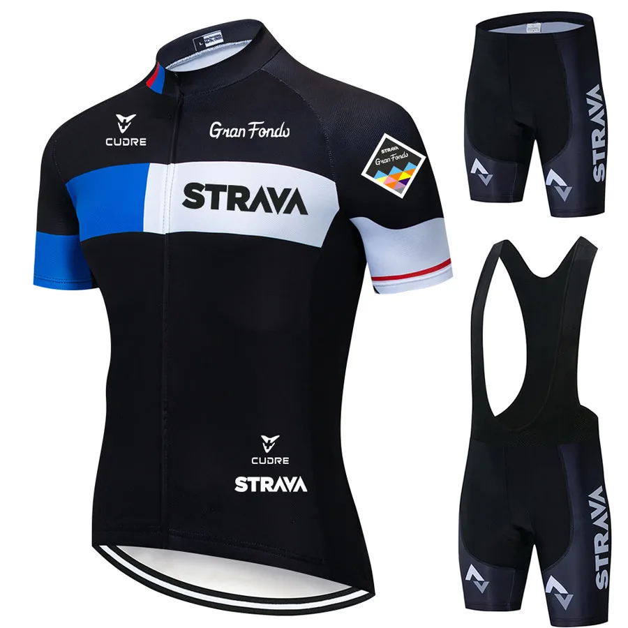 2021 черный STRAVA Pro велосипедная команда с коротким рукавом Maillot Ciclismo мужская Велоспорт Джерси летние дышащие