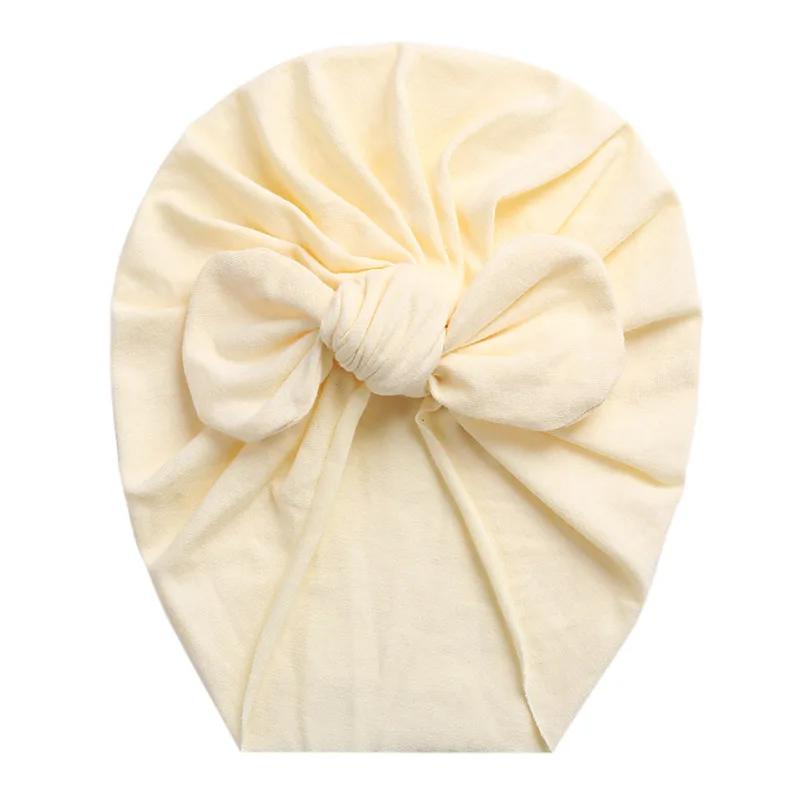 New Baby Turban Solid Color Soft Cotton Baby Hat Cute Rabbit Ear Newborn Girl Hats Bonnet Kids Cap Headband Head Wrap pacifier for baby