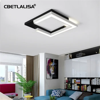 

Modern LED ceiling lights for the living room bedroom kitchen lamp Black ceiling fixtures.50%