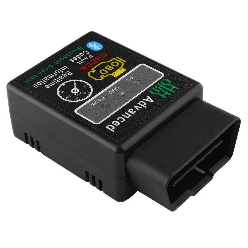 Расширенный HH OBD ELM327 Bluetooth V1.5 OBD2 ELM 327 V 1,5 автомобильный диагностический сканер для Android/PC OBDII диагностический инструмент шины CAN