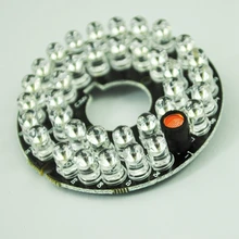 SODIAL(R) " круглая доска 36 IR красный светодиодный светильник для камеры видеонаблюдения монитор Equipmnet аксессуары для наружного наблюдения