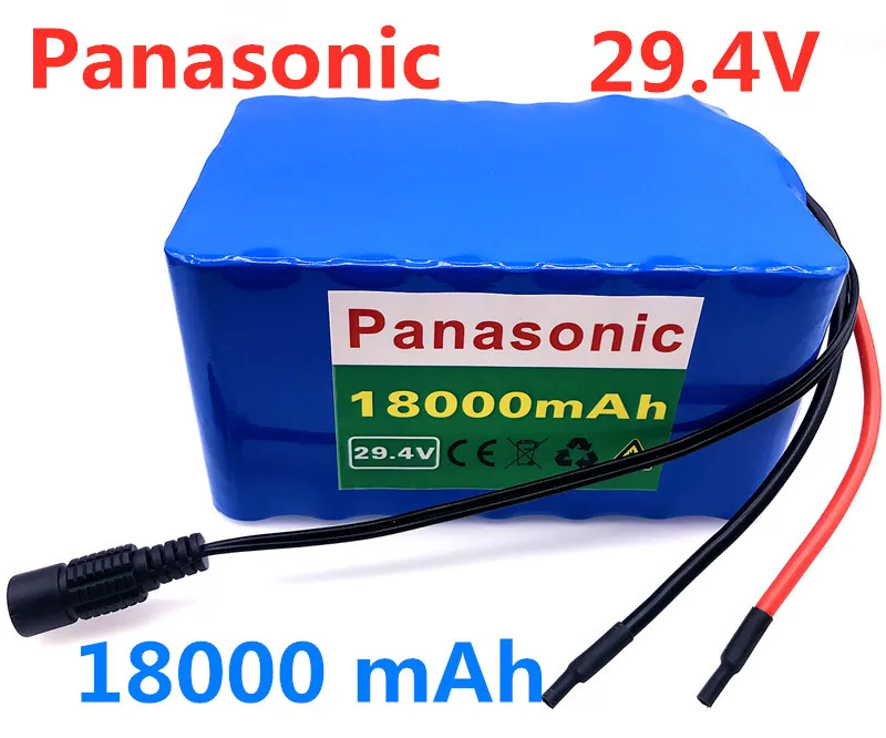 Аккумулятор Panasonic 7s5p 24v18ah аккумулятор 250 Вт 29,4 в 18000 мАч Электрический велосипед инвалидная коляска литий-ионный аккумулятор+ зарядное устройство