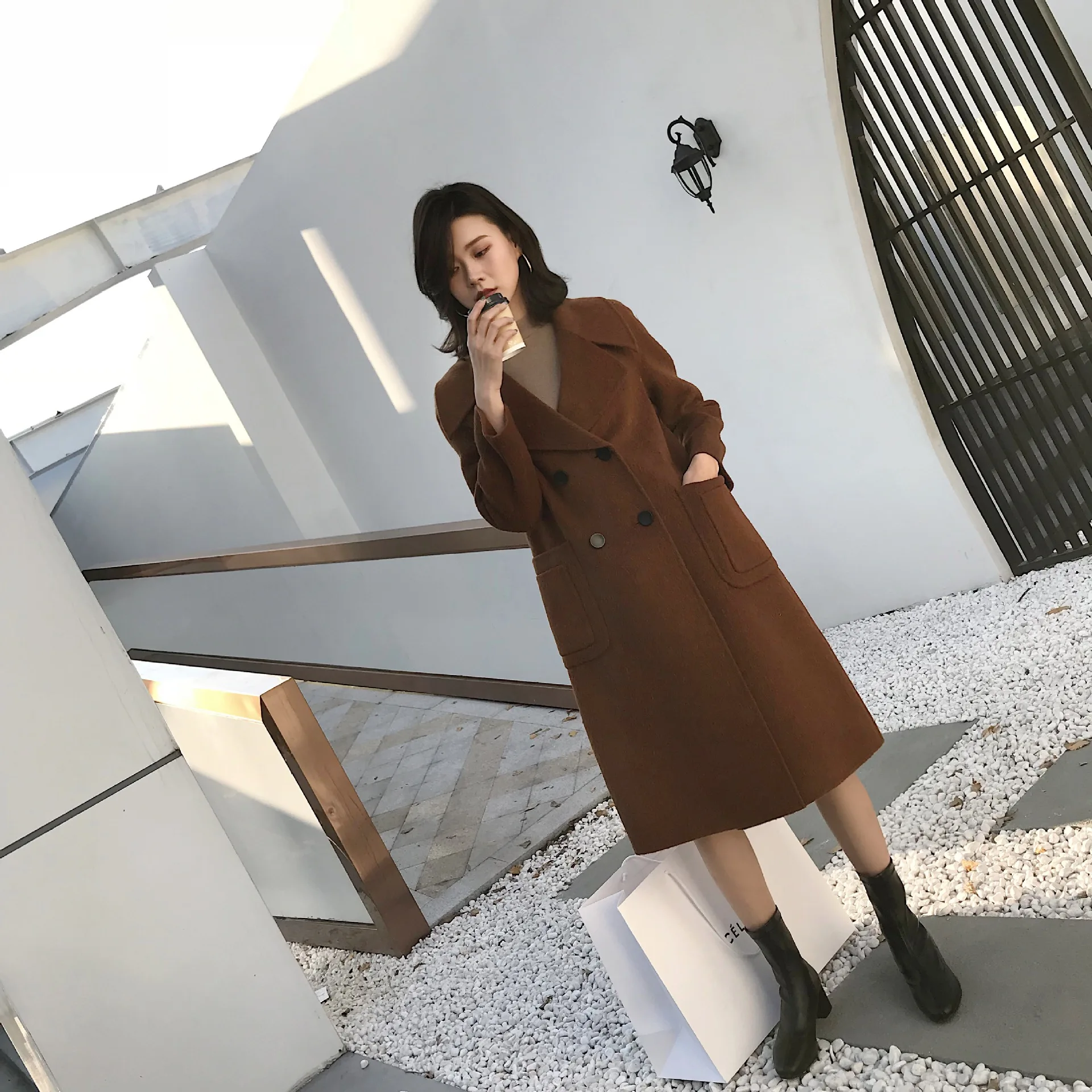 Зимнее женское пальто manteau femme abrigo mujer шерстяное пальто casaco feminino plaszcze damskie bayan Mount manteau femme hiver