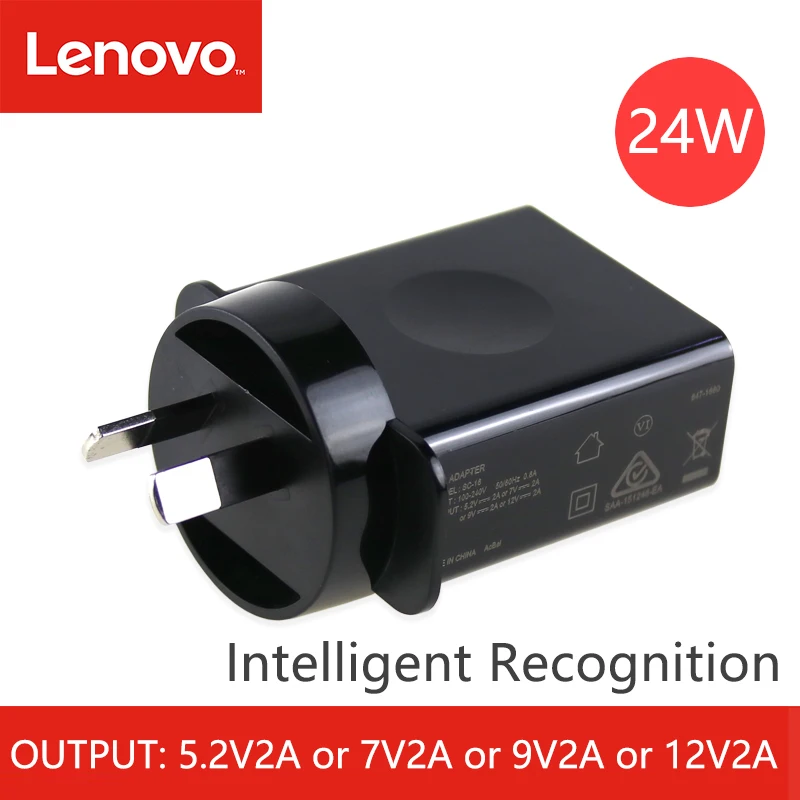 

Lenovo Original SC-16 ac adapter 5.2V 2Aor 7V2A or 9V2A or 12V2A 24W for lenovo dell asus huawei hp Phones tablets laptops