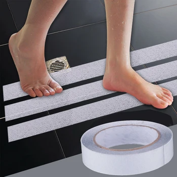

1 Pcs Anti Slip Stairs Tapes Harmless Rubber DIY Decal Bathroom Safe Sticker High Sticky And Anti-slip