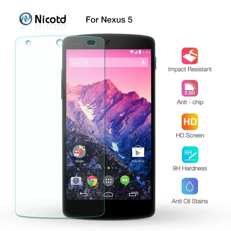 2 шт. Защитная пленка для экрана 9H Защитное стекло Google Nexus 5 5X 6 защита телефона Pixel 3