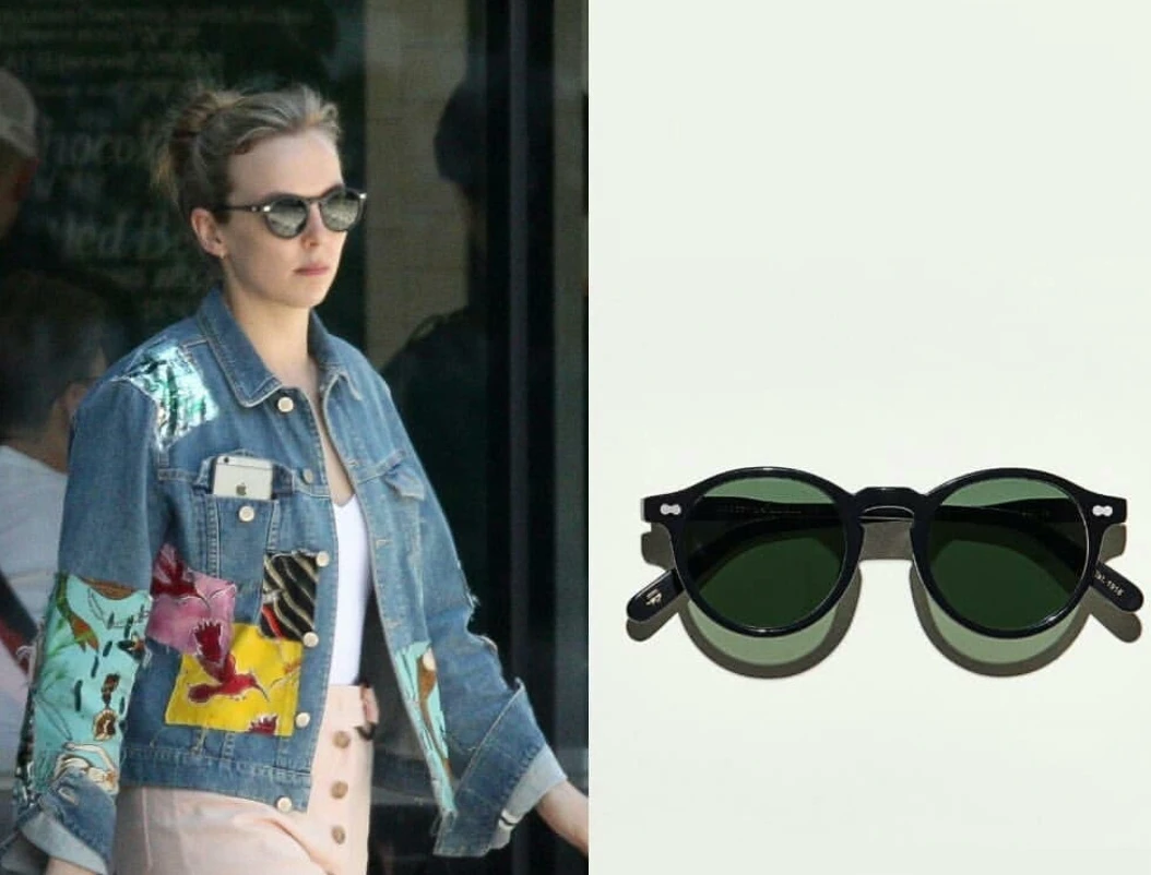 Retro Small Round Kristen Stewart Circle Sunglasses Vintage