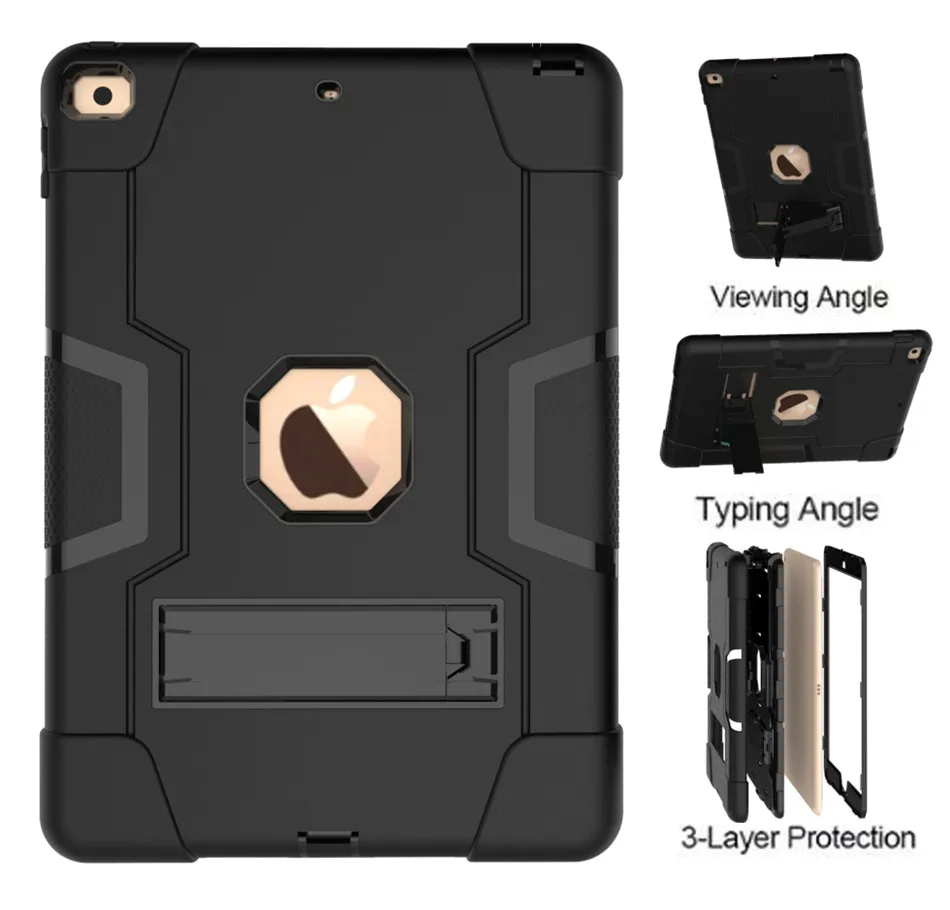 Чехол для ipad 10,2 7th Gen A2198 A2200 10," Tablet Funda Capa Heavy Armour противоударный силиконовый чехол для детей ipad 10,2+ пленка+ ручка
