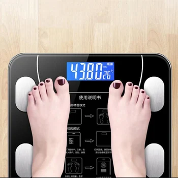 

Bathroom Scales LED Screen Body Grease Electronic Weight Scale Body Composition Analysis Health Scale Smart Home