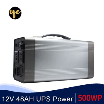 

500W Portable Generator 110V/220V 48000mAh Power Station 12v 48AH UPS Battery Charge power supply for Outdoors Camping Travlling