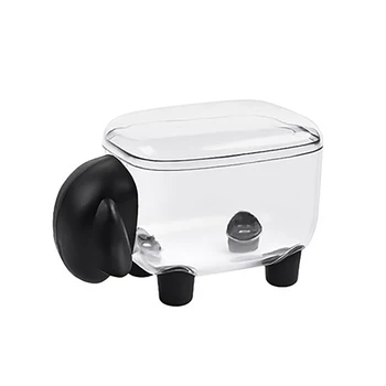 

Cartoon Elephant Sheep Storage Box Toothpick Box Dustproof For Jewelry Cosmetics Brush Office Remote Control Storage Holder