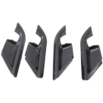 

for Toyota Camry 2018 Carbon Fiber Style Interior Car Door Handle Bowl Cover Trim Frame 4-Pc