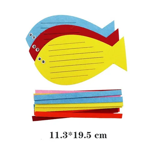 fish random 1 piece 1 комплект шерстяного войлока ручной работы с животными Совы карликовый комплект для детей, обучение мозгу, родитель-ребенок, интерактивные игрушки, шерстяная кукла из фетра, обучающий войлок - Цвет: fish random 1 piece