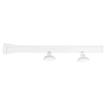

Aquarium Clear Glass Shrimp Feeding Tube Food Feeder Pipe Holder with Suction Cups