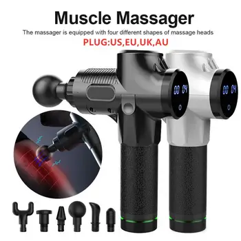 

Massage Gun Exercising Muscle Electric Massager Gun 30 Speed Muscle Vibrating Relaxing Deep Tissue Sports Slimming Shaping Tool