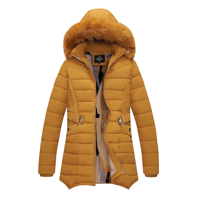 Liva Girl 2020 New Arrival Winter Jacket Women Warm Thicken Long Fur