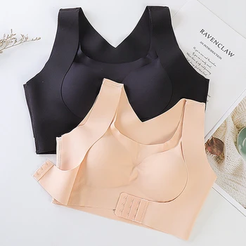 

Women Sexy Bra Backless Push Up Lingerie Bh Comfort Front Closure Underwear Padded Plus Size Brassiere Top Sports Intimates #F