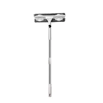 

1Pc Glass Cleaner Creative Durable Long Handle High-rise Cleaning Tool for Hotel