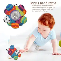 Детский ручной погремушка, мяч, тактильное чувство, стерео погремушка из ткани, игрушка Монтессори, подходит для детей старше 6 месяцев
