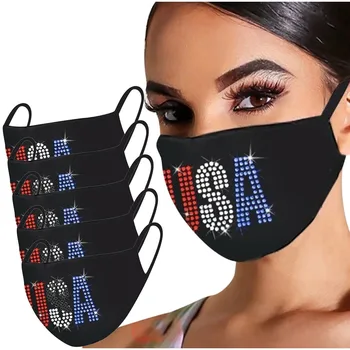 

5pc Adult Face Mask Unisex Sand Exhaust Sunscreen Face Fabric Facial Mask Breathable Cycling Mouth Cover Washable Маски#YL5