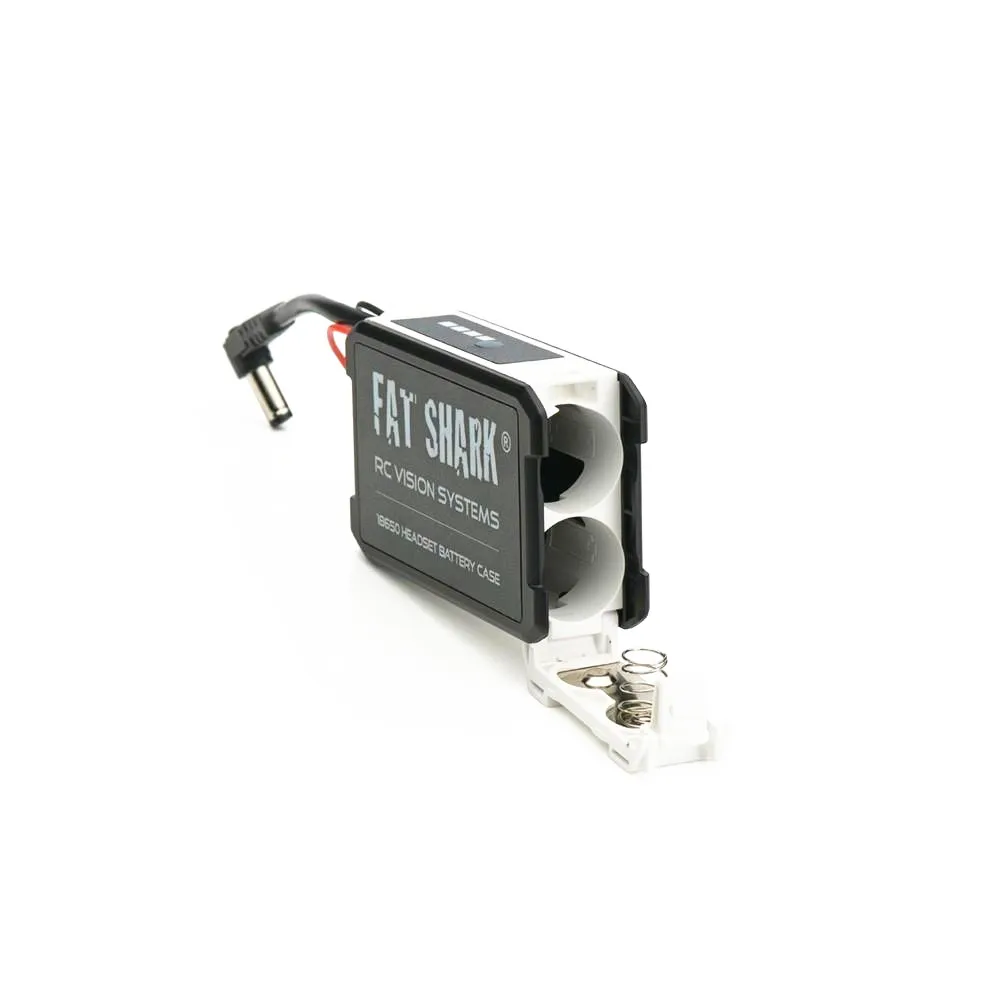 Fatshark 7,4 V 18650 литий-ионный аккумулятор чехол DC5.5* 2,5 для FPV очки видео гарнитура без аккумулятора