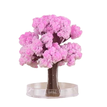 

Sakura Tree, Paper Tree Flower, Creative Desk Decompression DIY Gift, Christmas Gift Tree Magic Crescent Tree