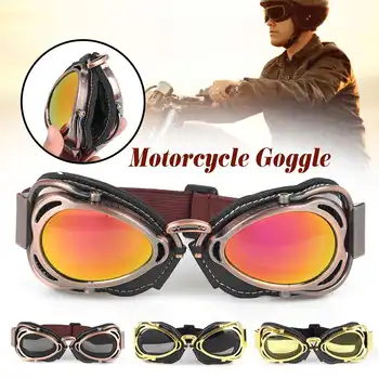 

Outdoor Motorcycle Cool MTB Biker Goggles Motorcycle Goggle Sunglasses Scooter Moto Aviateur Vintage Glasses Motocross Goggle