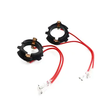 

2Pcs H7 LED Headlight Bulb Base Holder Retainer Headlamp Socket Adapter For Golf 5 MK5 NEW