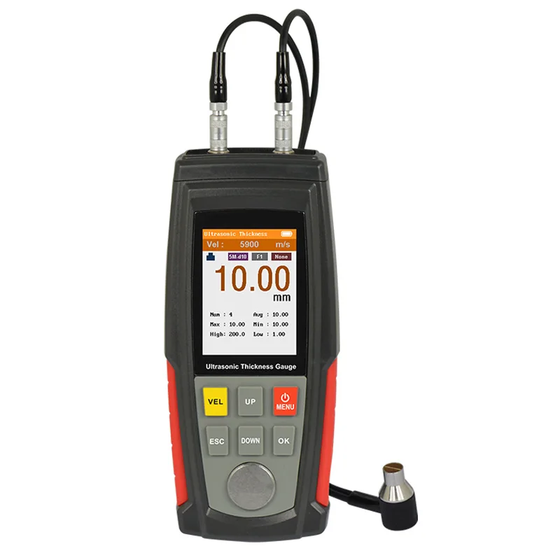Digital Ultrasonic Thickness Gauge Meter Tester USB Charging Metal High Precision WT100A | Инструменты