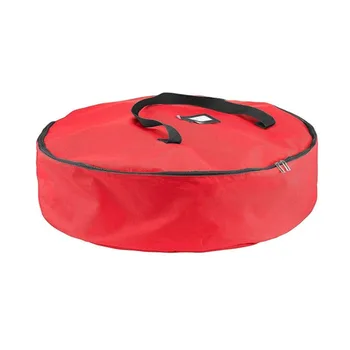

Home Protective Garland Waterproof Large Christmas Wreath Storage Bag 36inch Gift Container Oxford Cloth Party Decoration