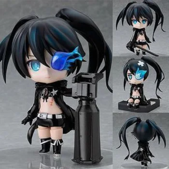 

10cm Japanese Anime Action Figure Black Rock Shooter 106# Blade Q Version PVC Model Cute Cartoon Collectible Movable Doll Toys