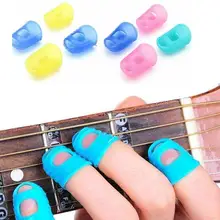 4 шт гитарный силиконовый набор для левого пальца, первый раз, практика игры на фортепиано, пресс-струна, защита для рук, набор для пальцев, аксессуары для гитары