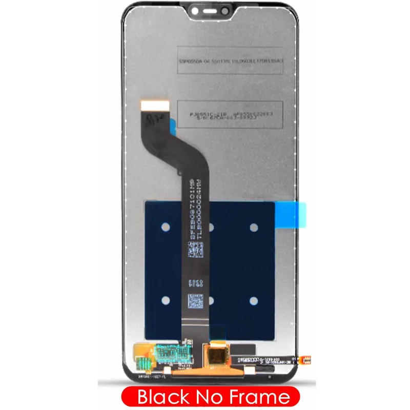 Black I No Frame Для Xiaomi mi A2 Lite ЖК-дисплей+ рамка 10 сенсорный экран для Xiao mi Red mi 6 Pro дисплей mi A2 Lite ЖК Запасные части - Цвет: Black I No Frame