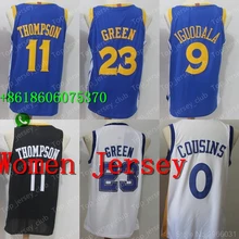 A+++ качество для взрослых женщин#11 Клай Томпсон 23 драймон Грин 0 demarus Cousins 9 Andre Iguodala Jersey Golden State