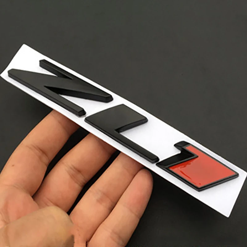 3D Metal ZR1 ZL1 Logo Sticker Emblem Badge Front Grille Decals Car Styling for Chevrolet Camaro Aveo Trax Lacetti Cruze Captiva - Название цвета: Sticker-ZL1-a