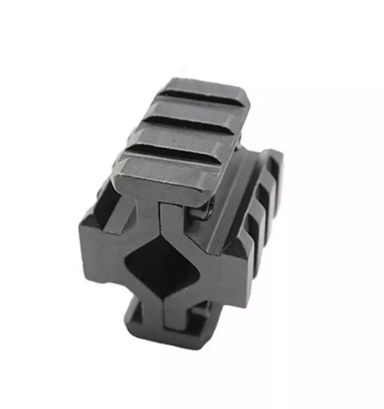 

4-sided Guide Rail 3 Slot Sight Clip 1PC Universal Barrel Mount 4 Rail Picatinny Weaver Rail Fit For Scope Optics Lasers Hunting