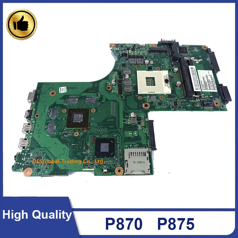 

For Toshiba Satellite P870 P875 Laptop Motherboard Mainboard GL10FG 6050A2492401-MB-A02 Working Perfectly Fast Shipping
