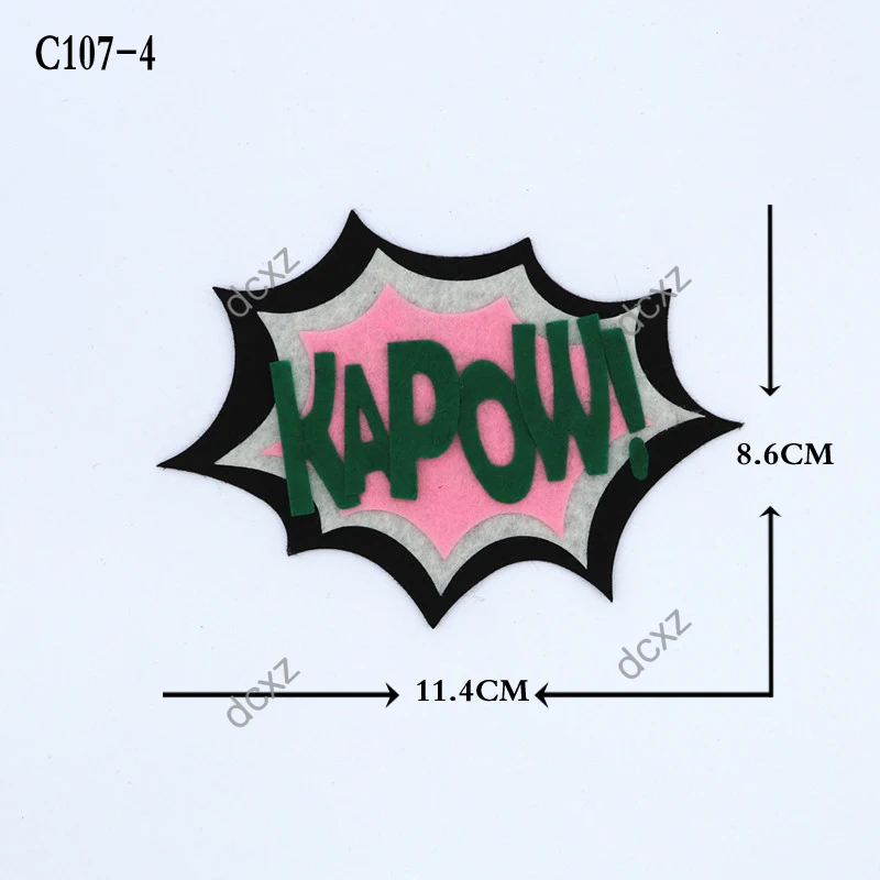 KAPOW! Деревянные штампы для скрапбукинга C-107-4