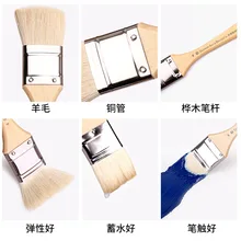 ZHONGSHENG наборы для рисования шерстяная кисть Акварельная ручка пигмент масляная живопись пропиленовая кисть щетка для очистки кисть для окраски стен