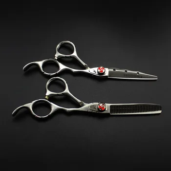 

6.0inchs Freelander matte color high quality Professional straight &Teeth scissors Thinning Shears