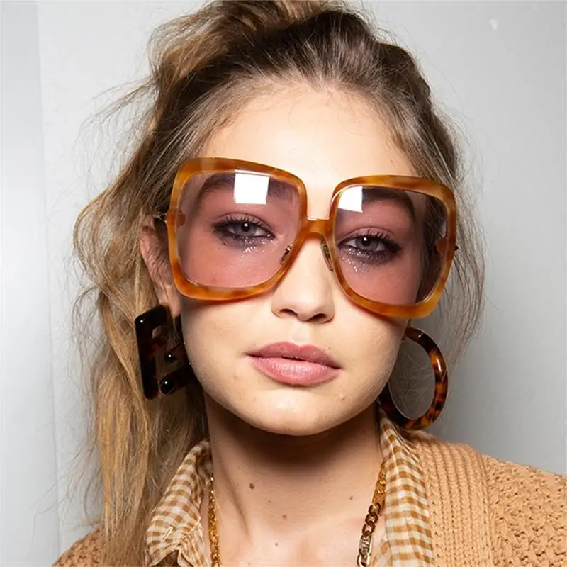 Модные солнцезащитные очки Trendsetter с квадратной оправой женские негабаритные