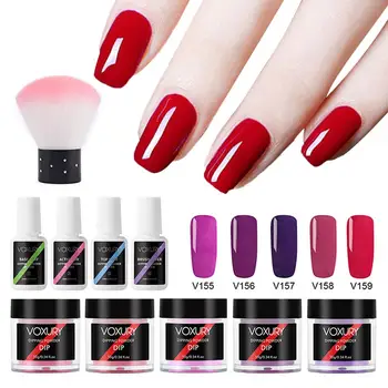 

Dipping Nail Powder Natural Dry Holographics Dipping Nails Power Dip Base Activator Without UV Lamp Cure Nail Art Decoration